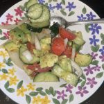 Avocado Cucumber Tomato Salad